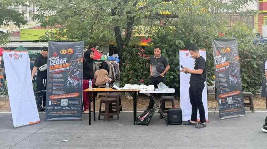 Densus 88 AT Polri Ajak Masyarakat Tolak Radikalisme dan Bullying melalui Kampanye Edukasi di Car Free Day Makassar