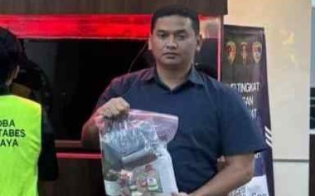 Polrestabes Surabaya Bongkar Pembuatan Tembakau Sintetis di Sidoarjo, Satu Tersangka Diamankan