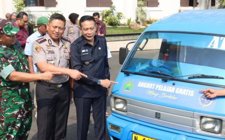 73 Angkot  Gratis Diluncurkan, Kapolresta Malang Kota: Tekan Risiko Kecelakaan dan Pelanggaran Pelajar di Jalan Raya