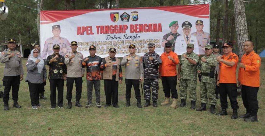 Polres Blitar Siapkan Personel Tanggap Bencana Cegah dan Tangani Karhutla