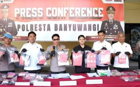 Kapolresta Banyuwangi Buktikan Tidak Ada Ruang Bagi Pengedar Narkoba